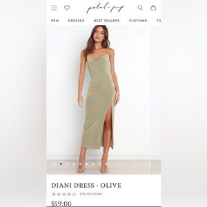 Petal & Pup Diani Dress - Olive